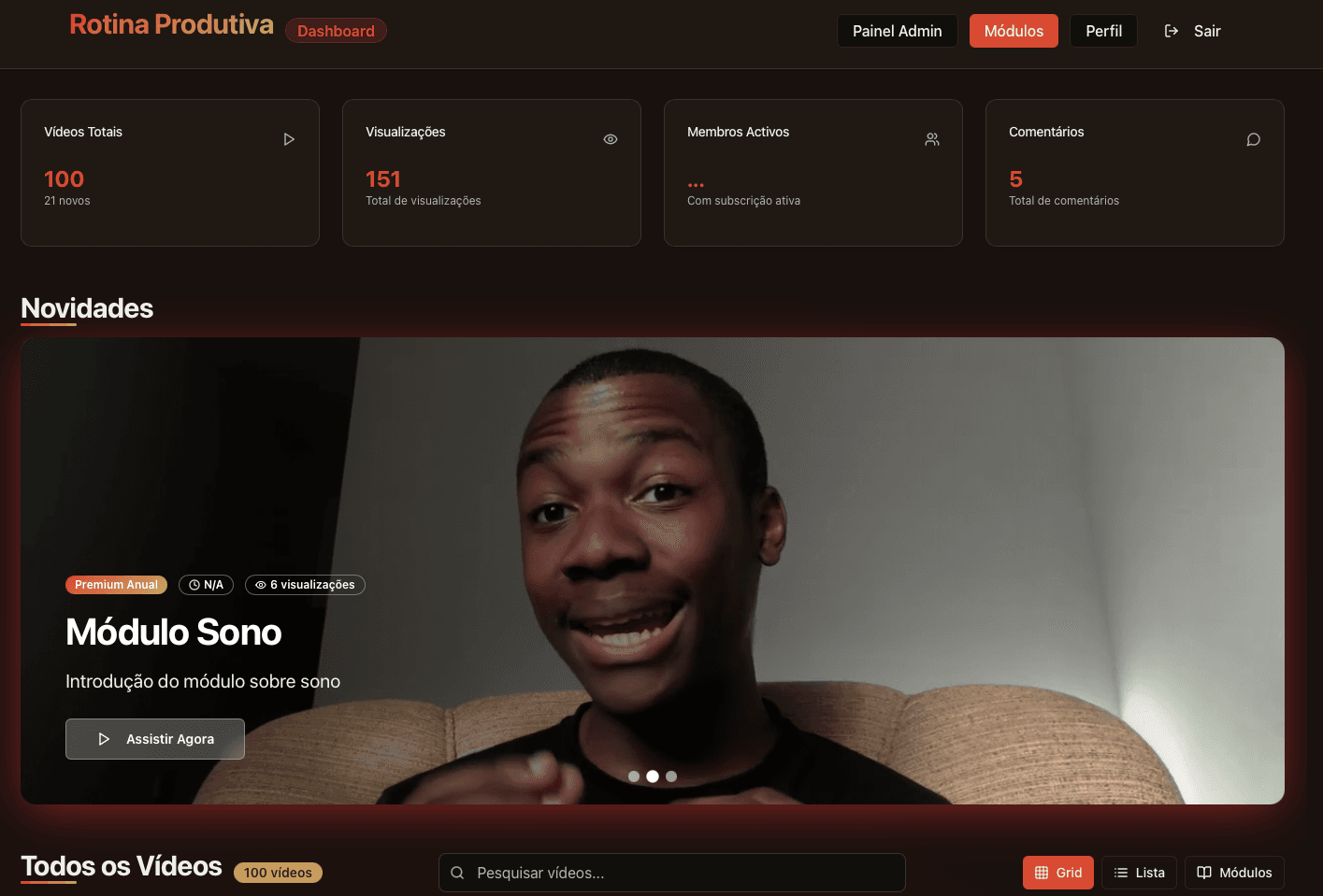 Plataforma de Produtividade e Desenvolvimento Pessoal